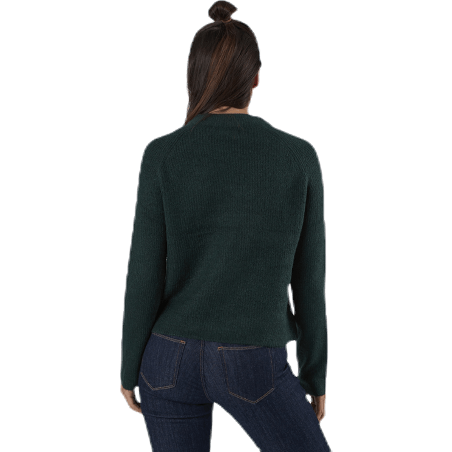 Ellen Ls O-Neck Knit Green
