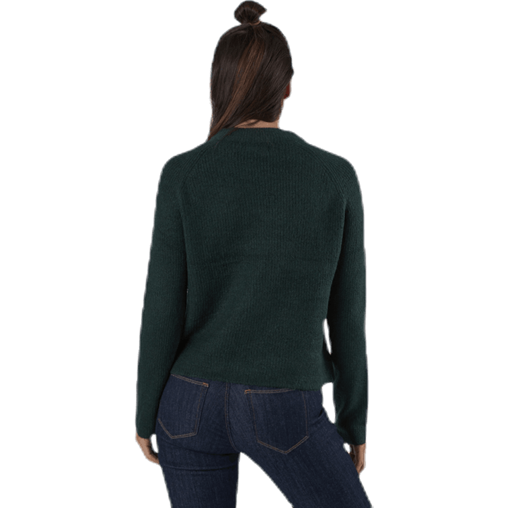 Ellen Ls O-Neck Knit Green