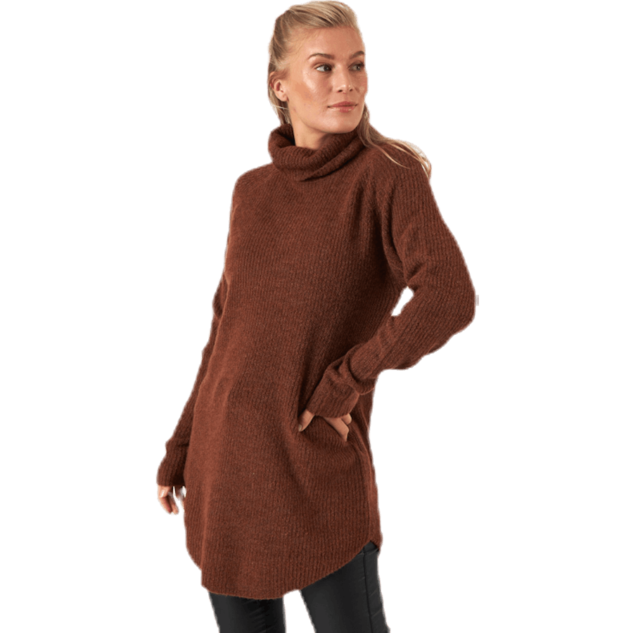 Ellen Ls Lang Gebreid Bruin