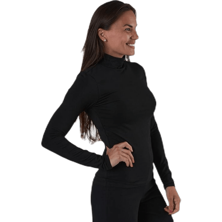 Irene Ls Rollkragenpullover Schwarz
