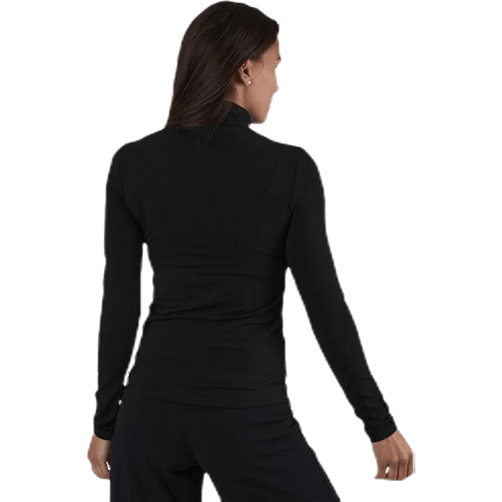 Irene Ls Rollkragenpullover Schwarz