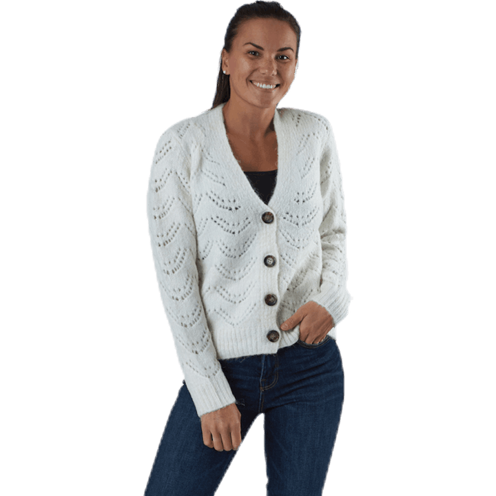 Cardigan en tricot Bibi Ls blanc