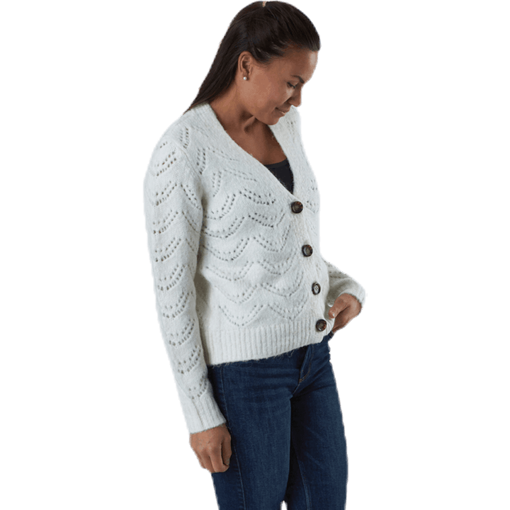 Cardigan en tricot Bibi Ls blanc