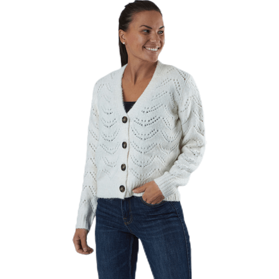 Cardigan en tricot Bibi Ls blanc