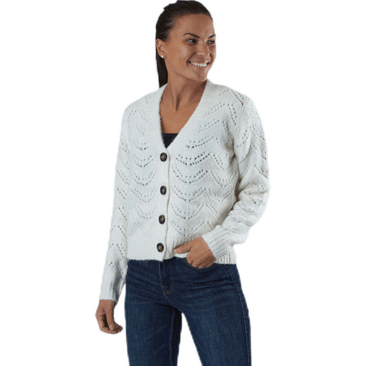 Cardigan en tricot Bibi Ls blanc