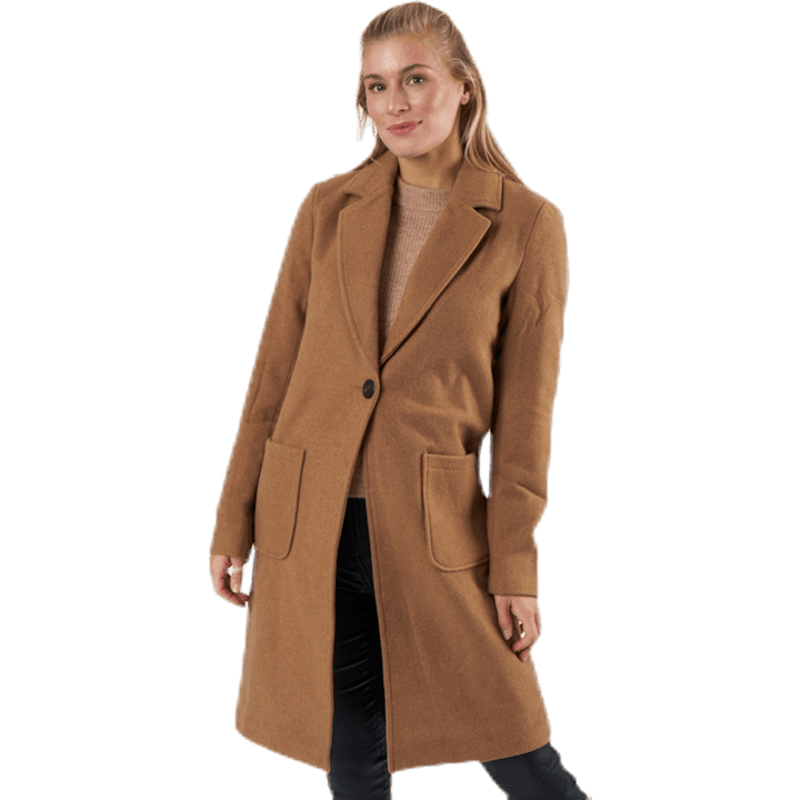 Olivia-Astrid Wollmantel Otw Braun