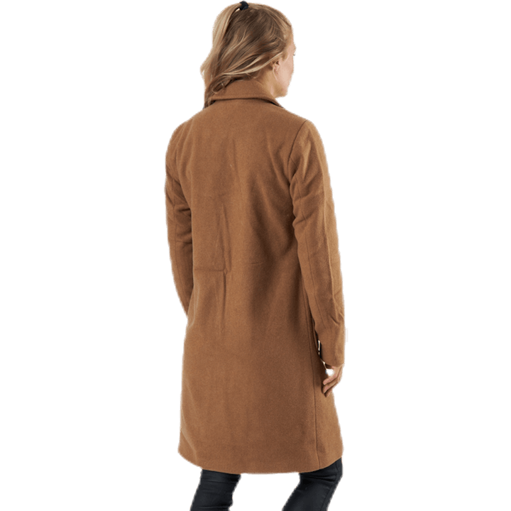 Olivia-Astrid Wollmantel Otw Braun