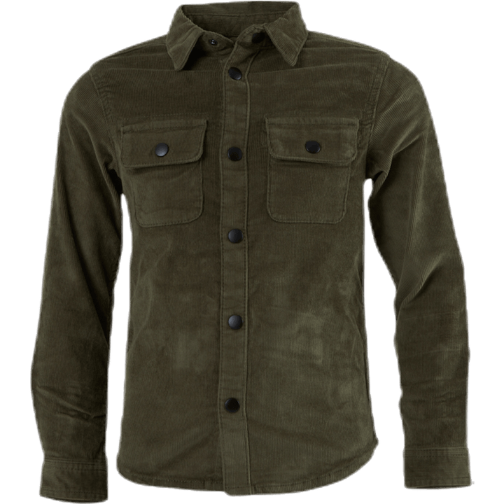 Alfred Camicia in velluto a coste Akm Jr Verde