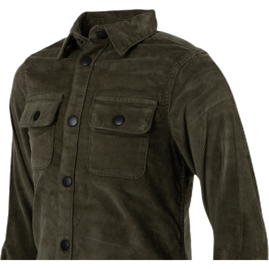 Alfred Camicia in velluto a coste Akm Jr Verde