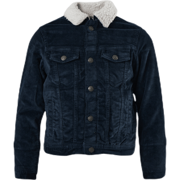 Alvin Sherpa Velours Côtelé Akm555 Junior Bleu