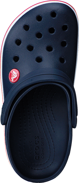 Zueco Crocband Kids Azul marino / Rojo