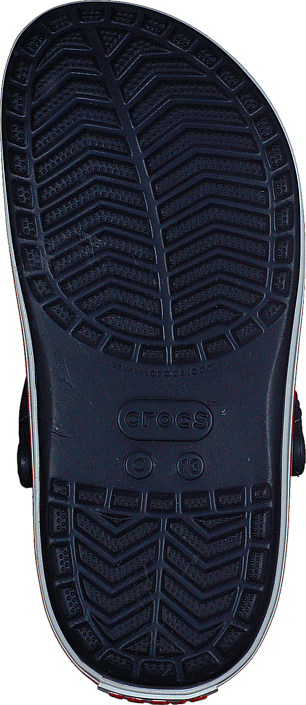 Zueco Crocband Kids Azul marino / Rojo