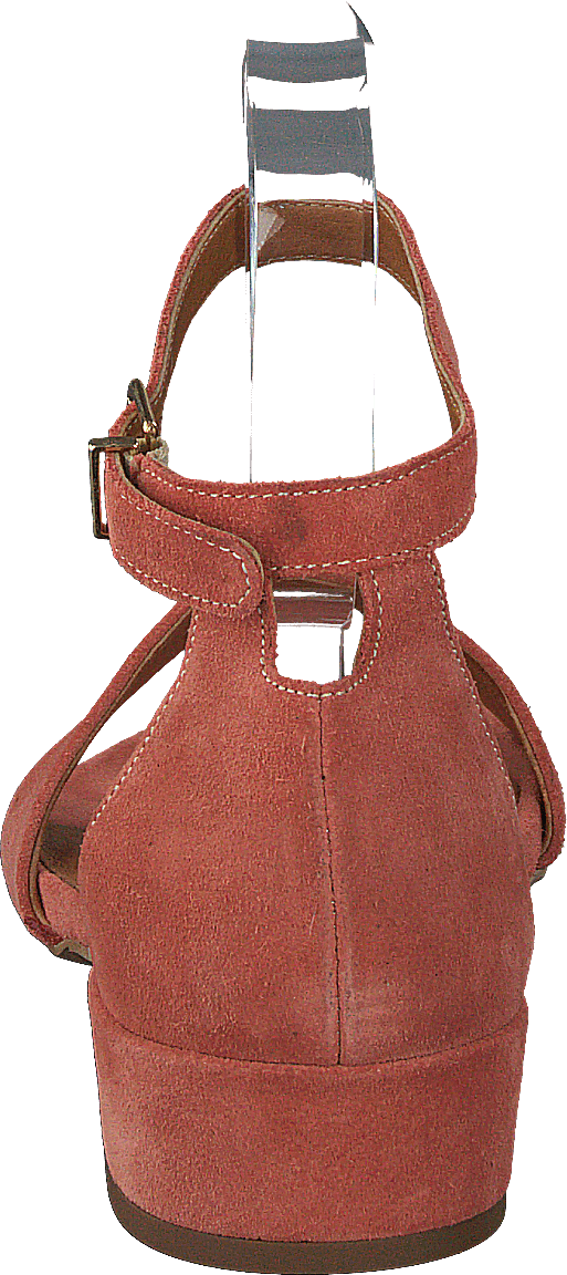 Sandale classique en daim rose clair