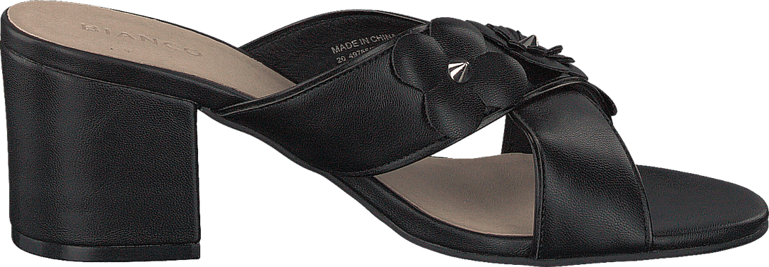 Sandale Fleur Croix Noire