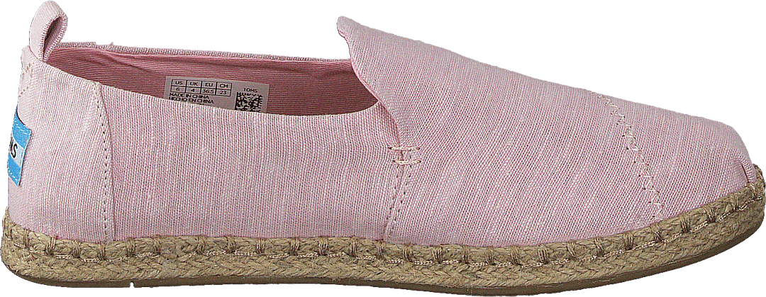 Dekonstruierte Alpargata Seil Blossom Slub Chambray
