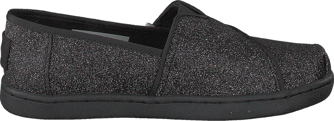 Alpargata Tiny Black Iridescent Mica