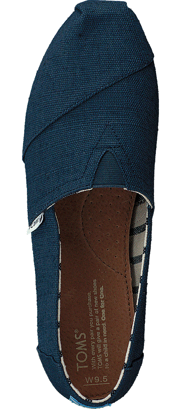 Alpargata Majolika Blau Erbe Segeltuch