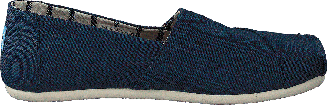 Alpargata Majolika Blau Erbe Segeltuch