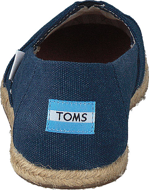 Alpargata Navy Washed Canvas Rope Sole