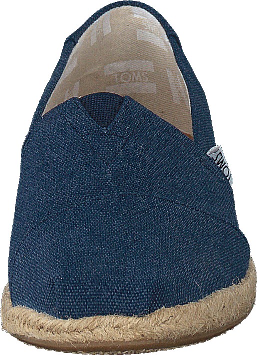 Alpargata Navy Washed Canvas Rope Sole