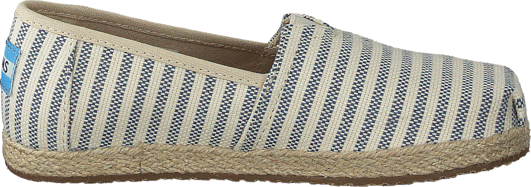 Alpargata Jugend Himmel gewebt Streifen Seil Sohle