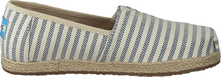 Alpargata Jugend Himmel gewebt Streifen Seil Sohle