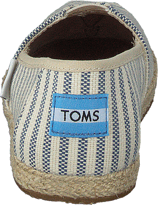 Alpargata Jugend Himmel gewebt Streifen Seil Sohle