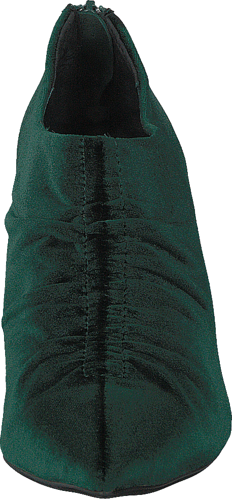 Sko stilet fløjl mørkegrøn