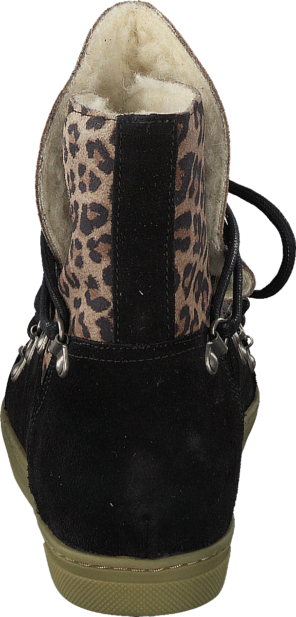 "Uma Wool Leopard Suede