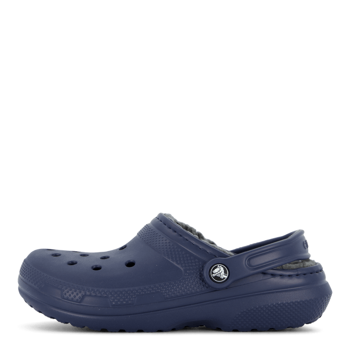 Klassisk fodrad träsko Navy / Charcoal