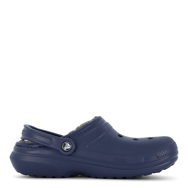 Klassisk fodrad träsko Navy / Charcoal