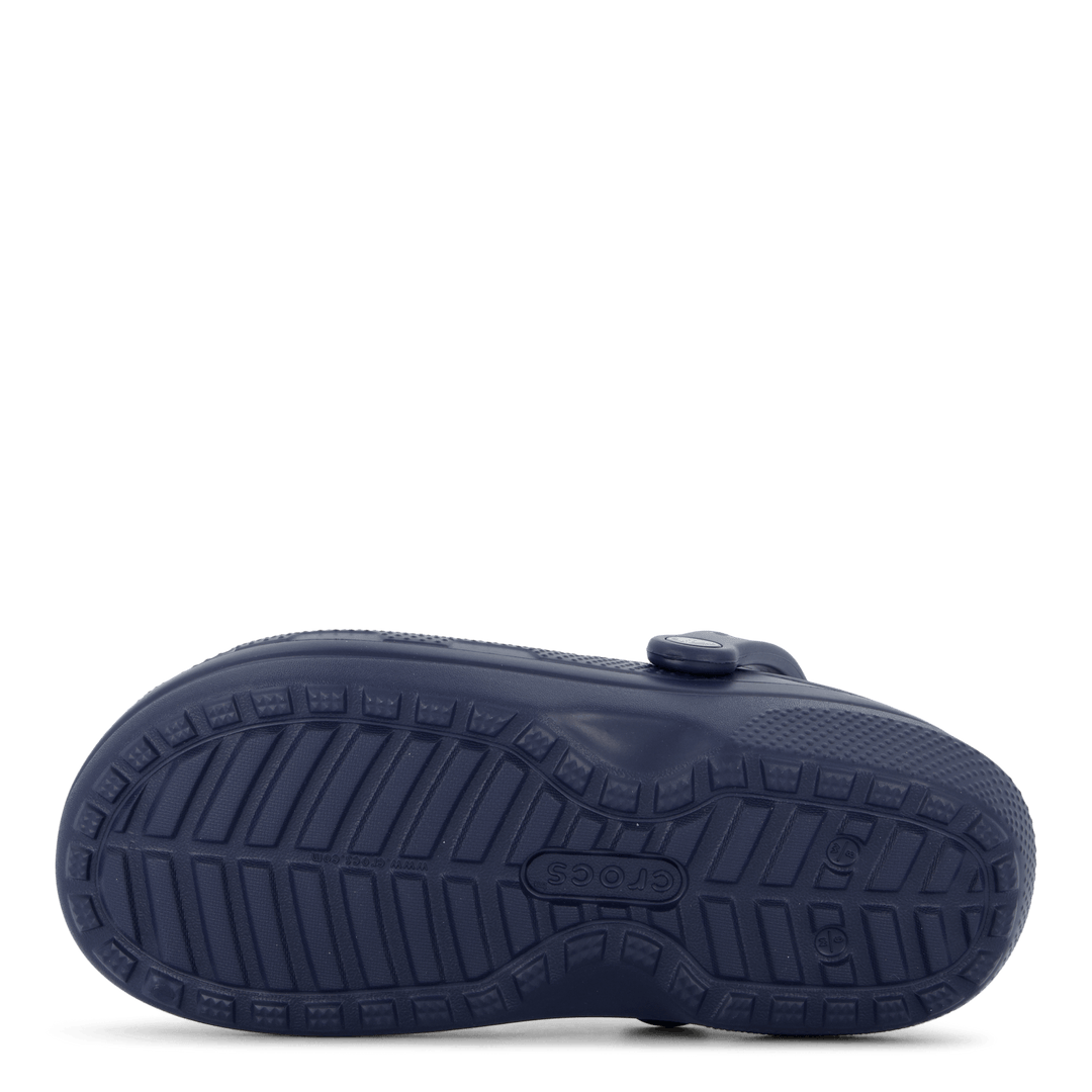 Klassisk fodrad träsko Navy / Charcoal