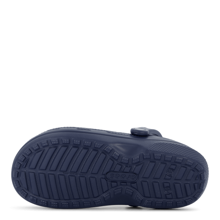 Klassisk fodrad träsko Navy / Charcoal