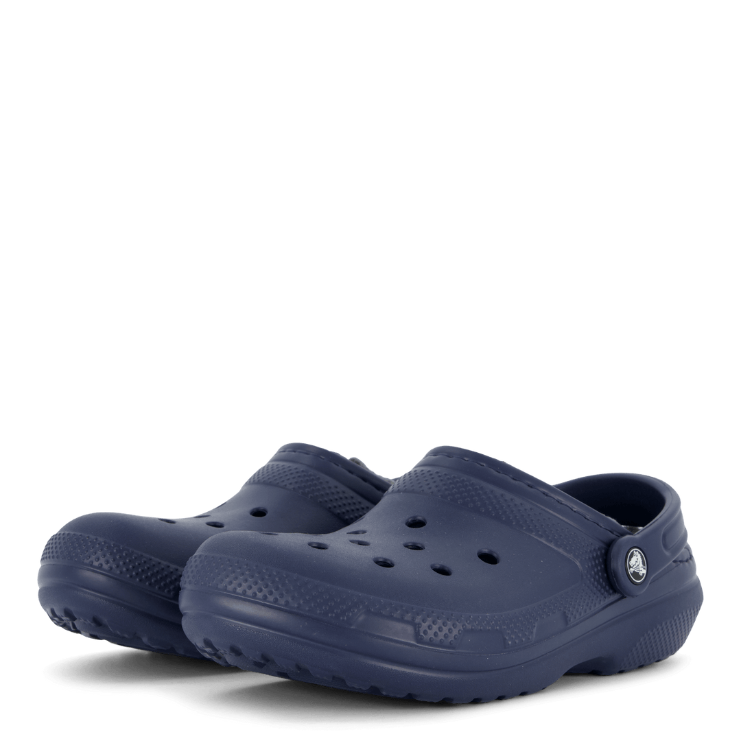 Klassisk fodrad träsko Navy / Charcoal