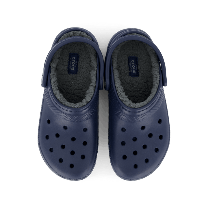 Klassisk fodrad träsko Navy / Charcoal