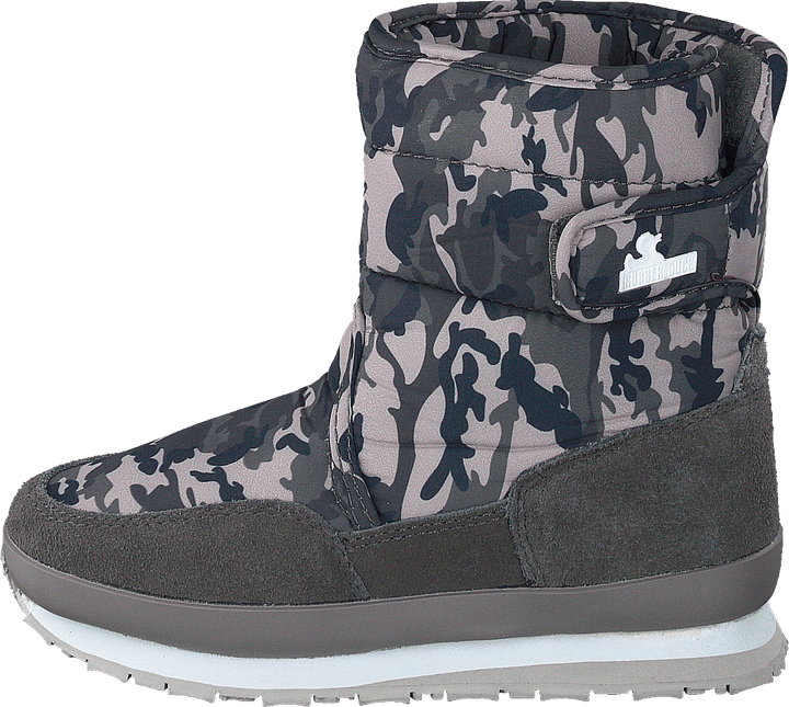 Rd Print Camo cinzento para crianças