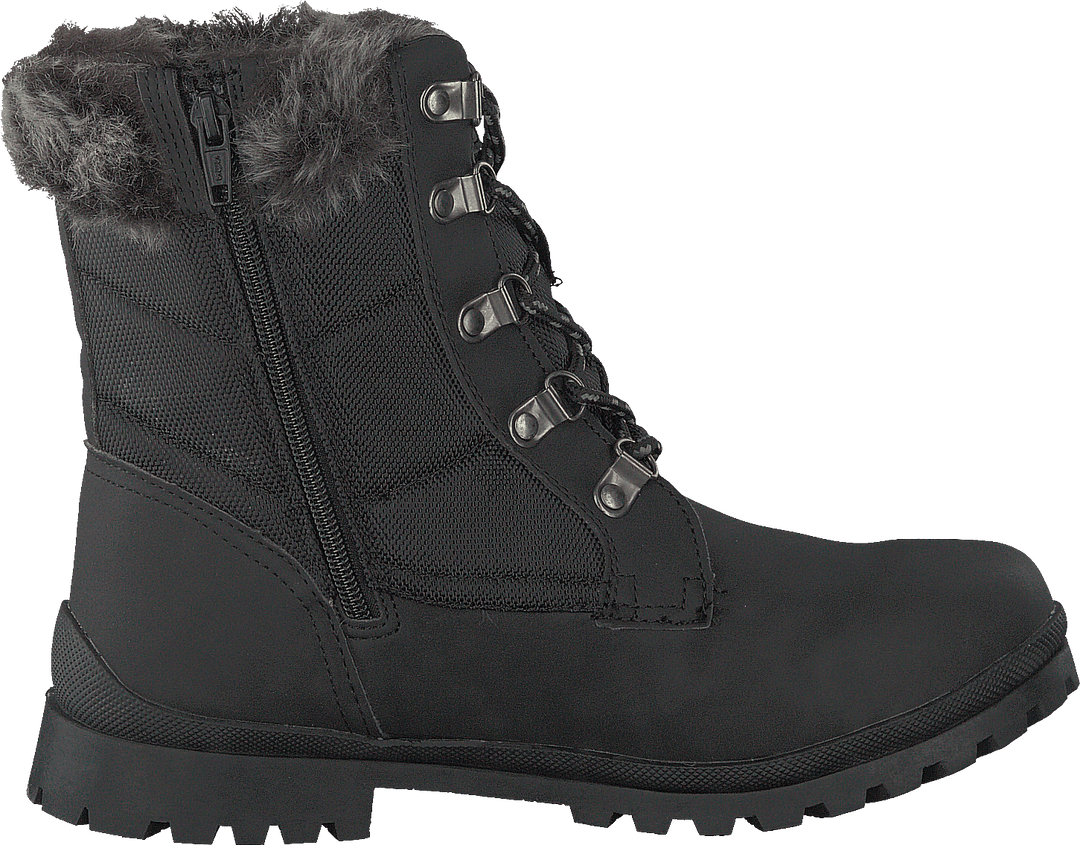 435-0908 Imperméable Doublé Chaud Noir