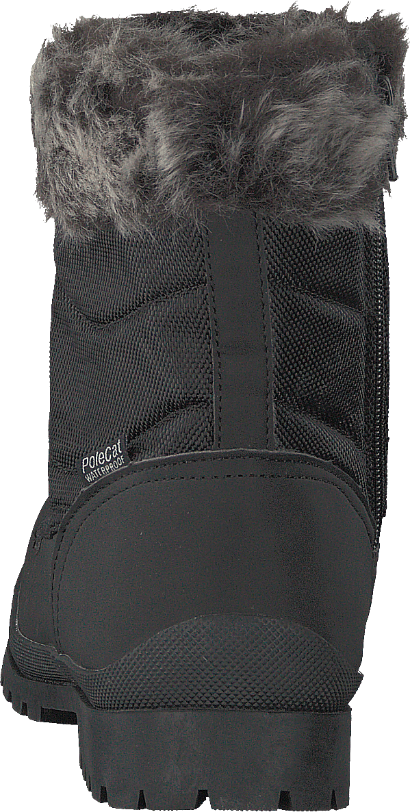 435-0908 Imperméable Doublé Chaud Noir
