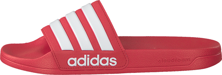 Adilette Cloudfoam Slides Scarlet / Footwear White / Scarlet