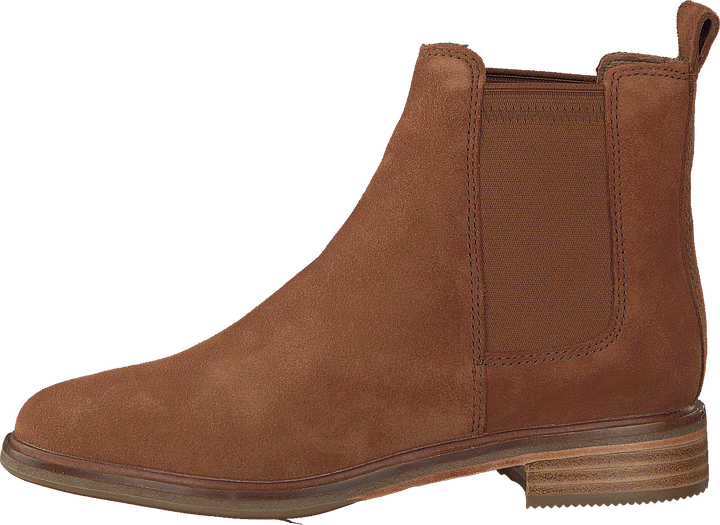 Clarkdale Arlo Dunkel Tan Wildleder