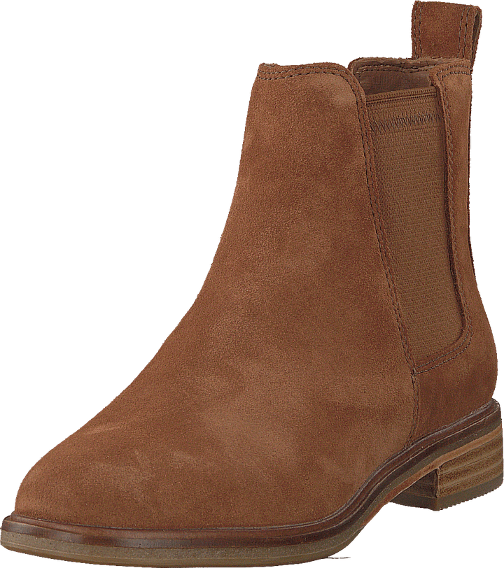 Clarkdale Arlo Dunkel Tan Wildleder