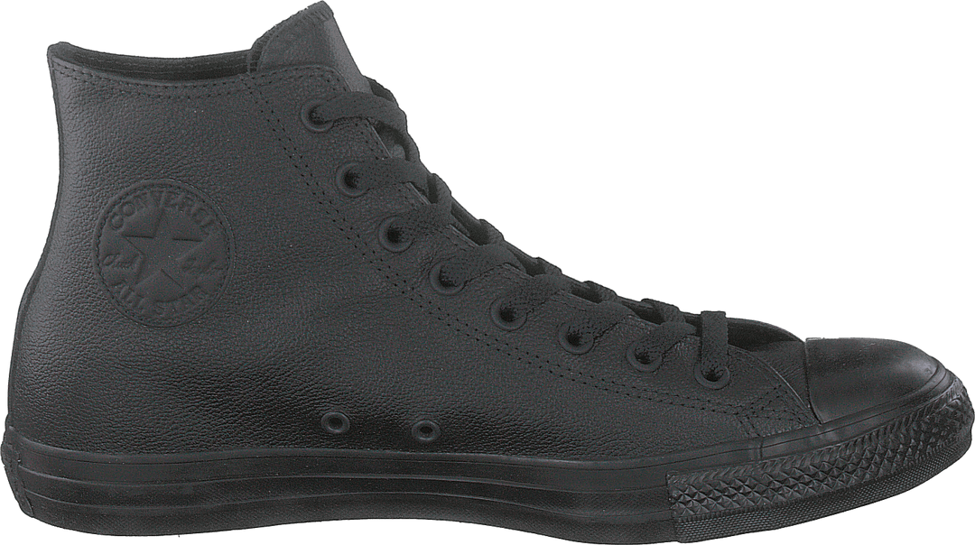 Chuck Taylor Black Mono Leathe Black
