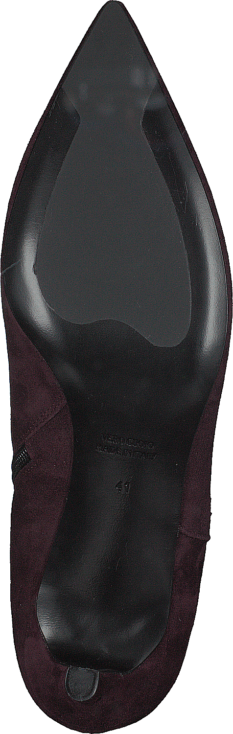 Pointed Low Fine Heel Amalfi Bordo