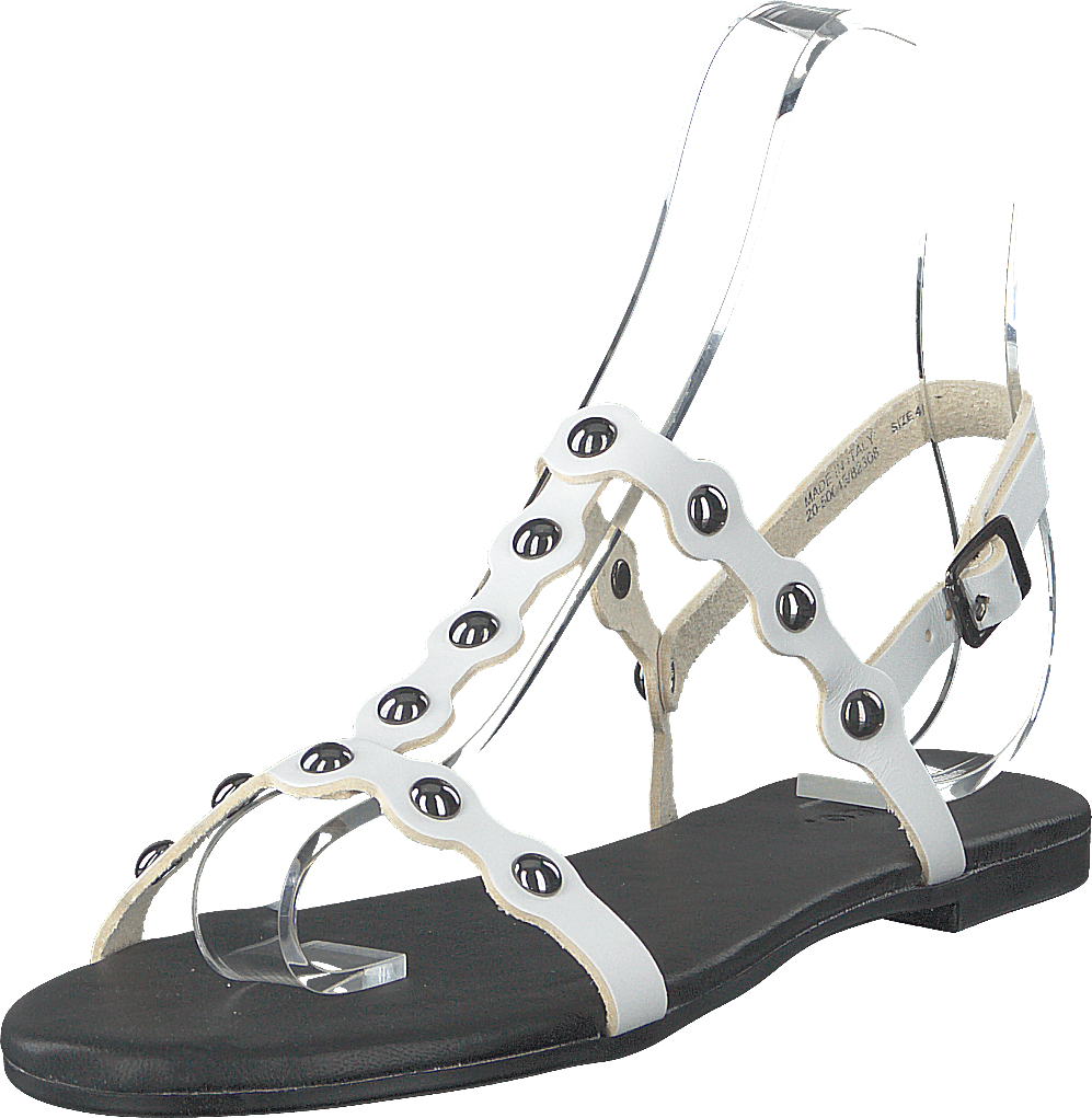 Sandale à clous en cuir Bitt 800 - Blanc