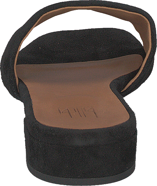 Sandali in pelle scamosciata nera