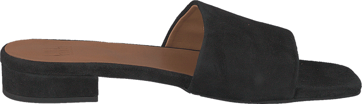 Sandali in pelle scamosciata nera