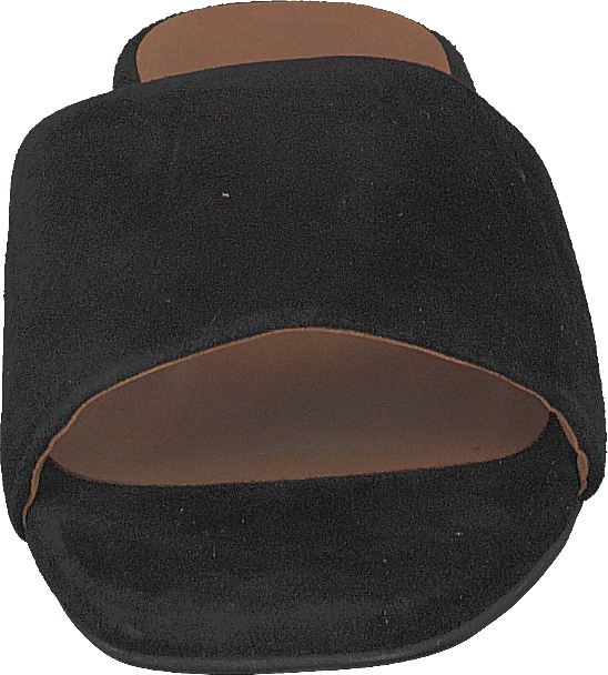 Sandali in pelle scamosciata nera
