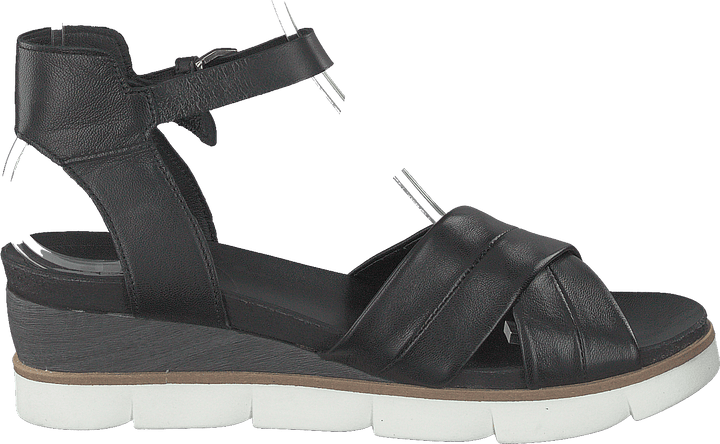Schwarze Sandale Tapasita Nero