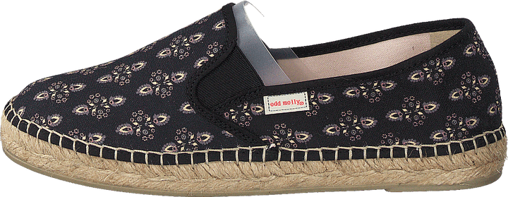 Vibrant Walker Espadrillo Fast Schwarz