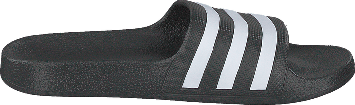 Claquettes Adilette Aqua pour enfants : noir/blanc nuage/noir